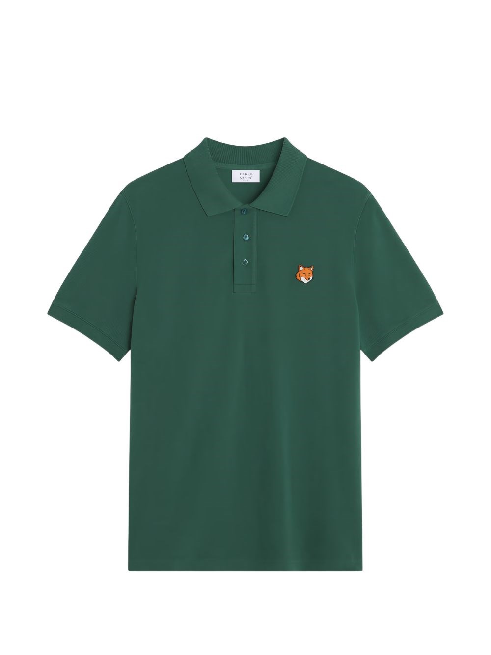MAISON KITSUNE' Fox Head Cotton Polo Shirt