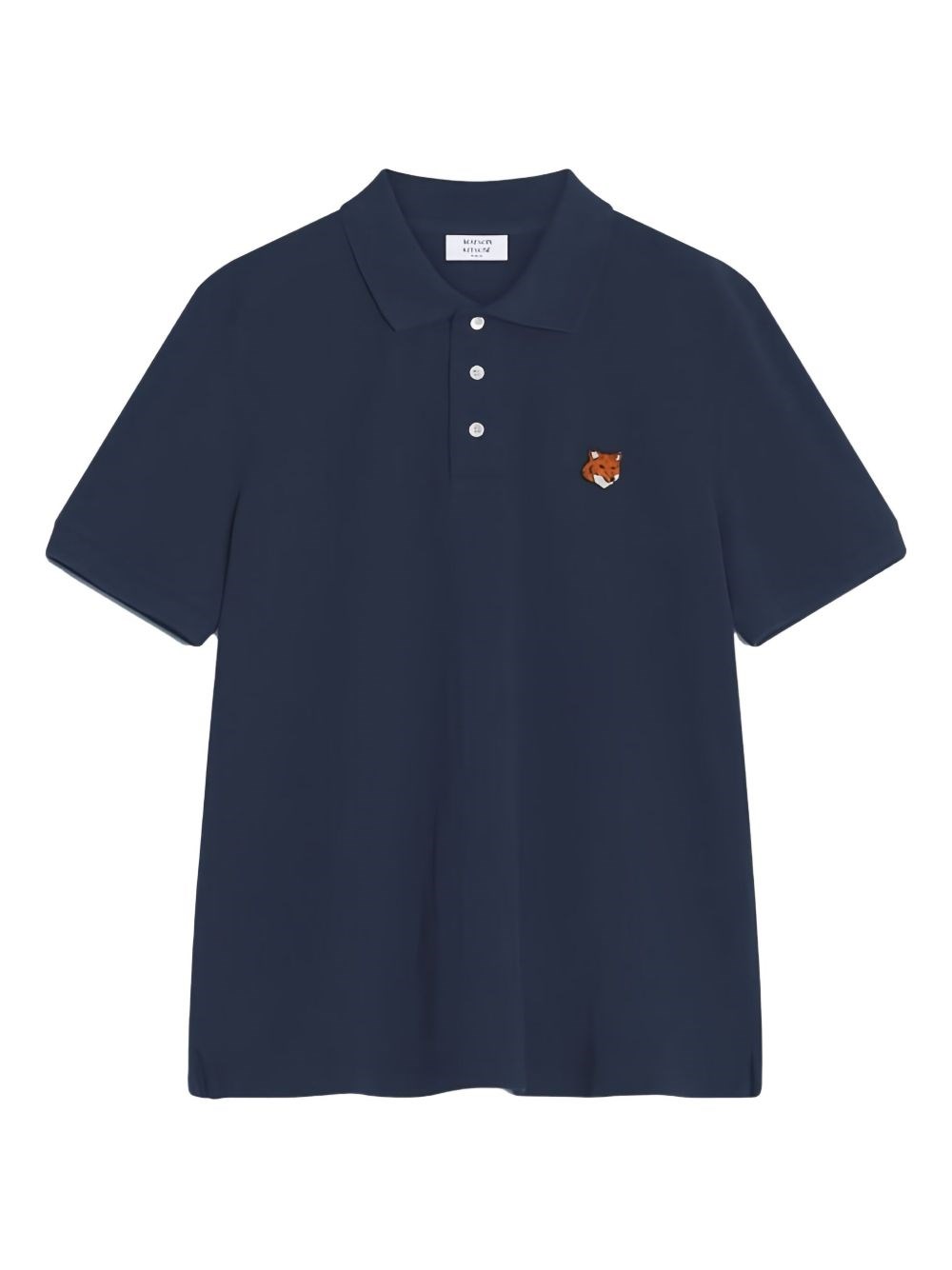 MAISON KITSUNE' Fox Head Cotton Polo Shirt