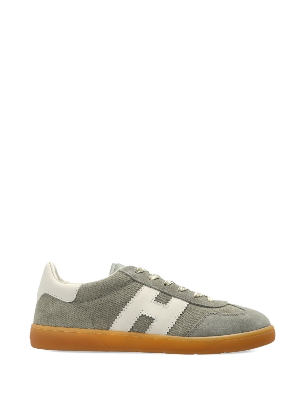 Hogan Calfskin and Mutton Leather Sneaker — Green