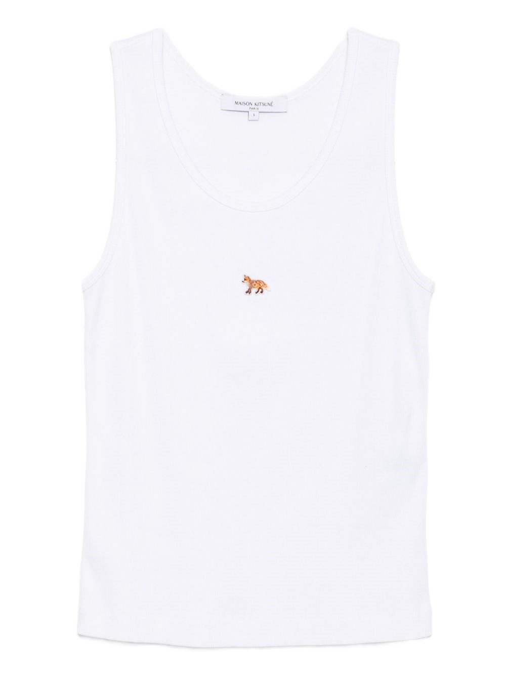 MAISON KITSUNE' Baby Fox Cotton Tank Top