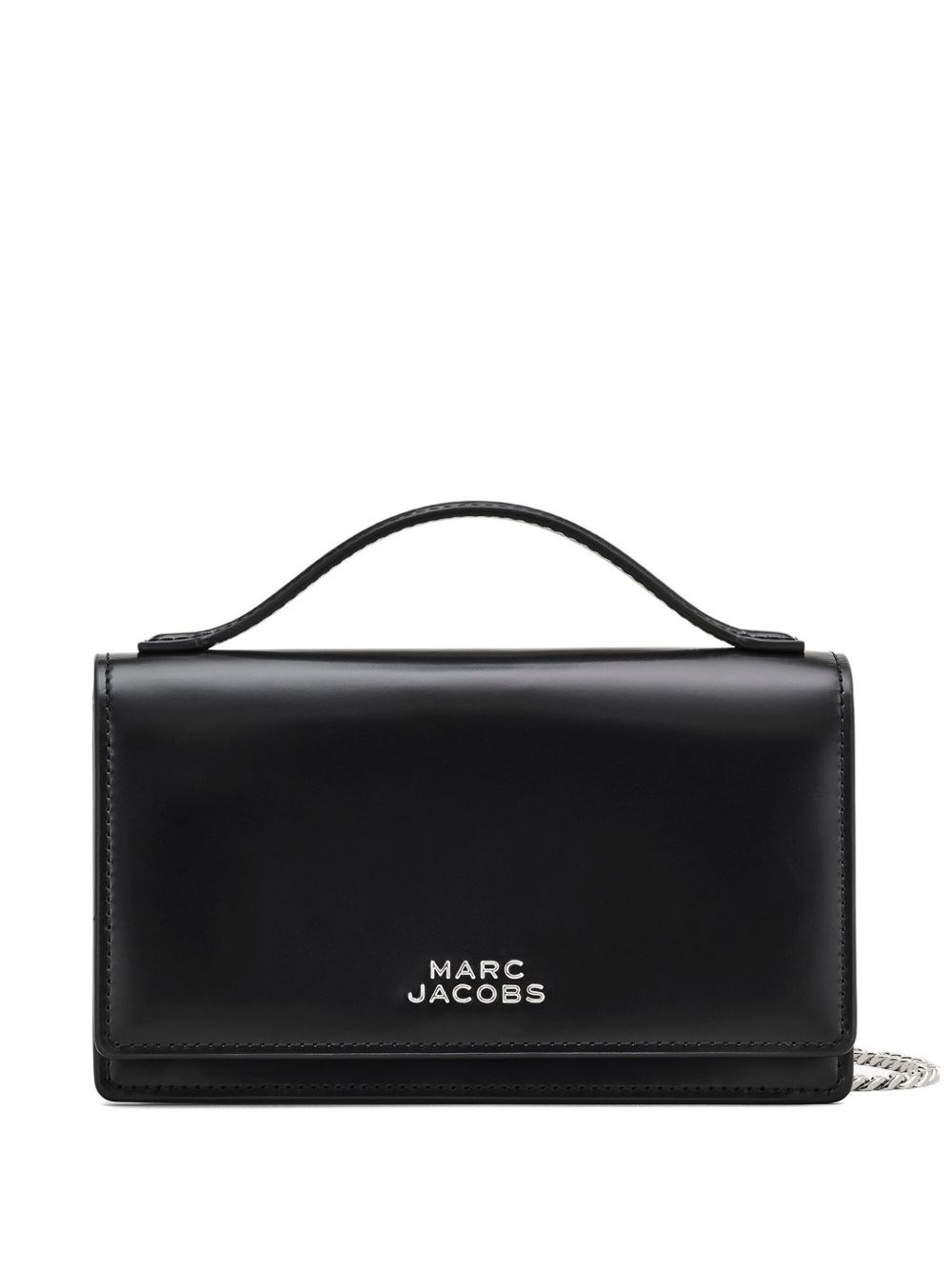 Marc Jacobs The Mirror Mini Crossbody Bag In Black