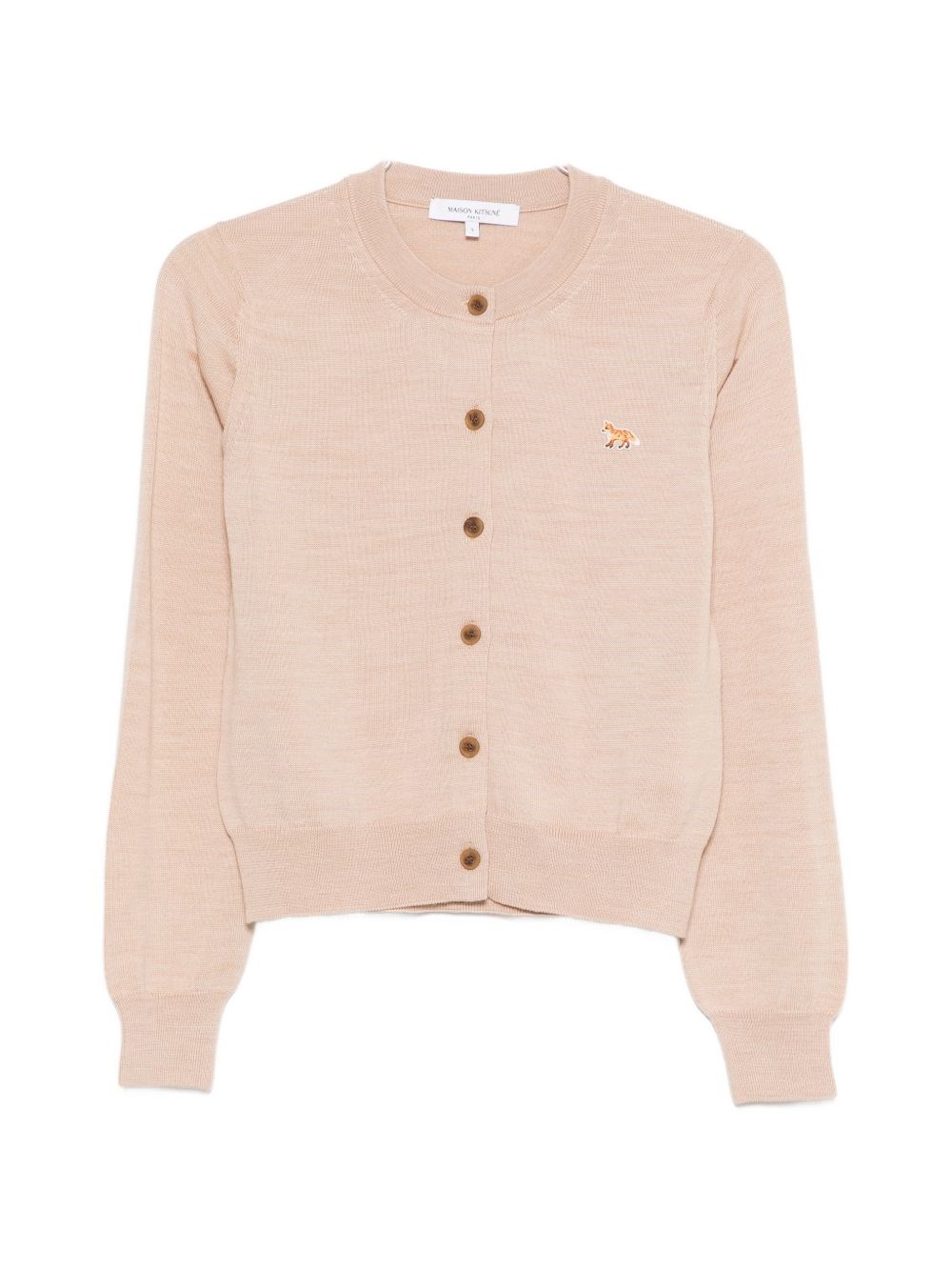 MAISON KITSUNE' Baby Fox Wool Cardigan