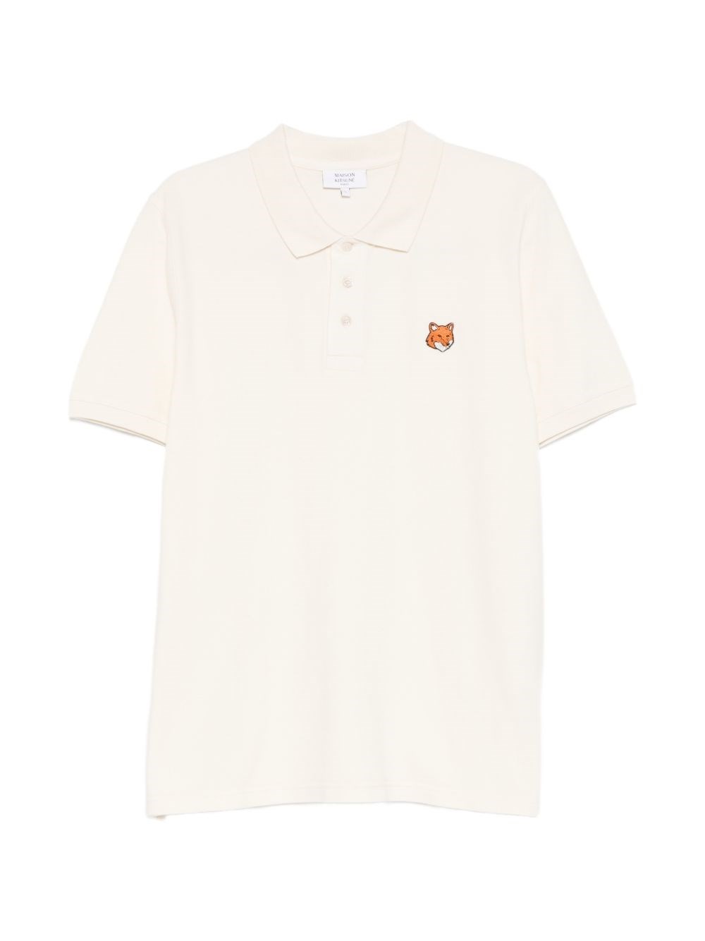 MAISON KITSUNE' Fox Head Cotton Polo Shirt