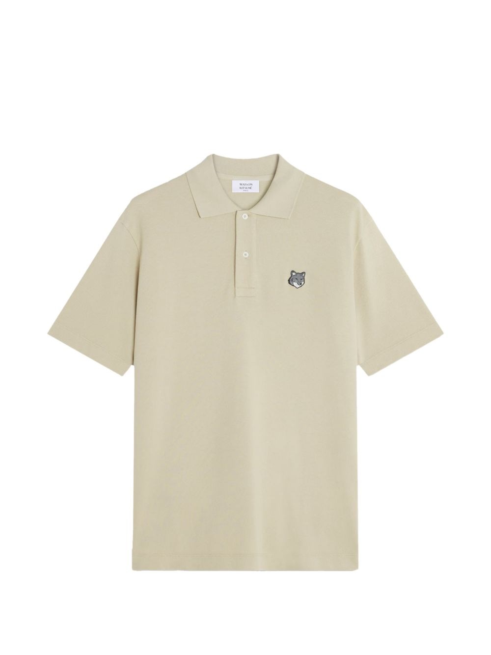 MAISON KITSUNE' Fox Head Cotton Polo Shirt