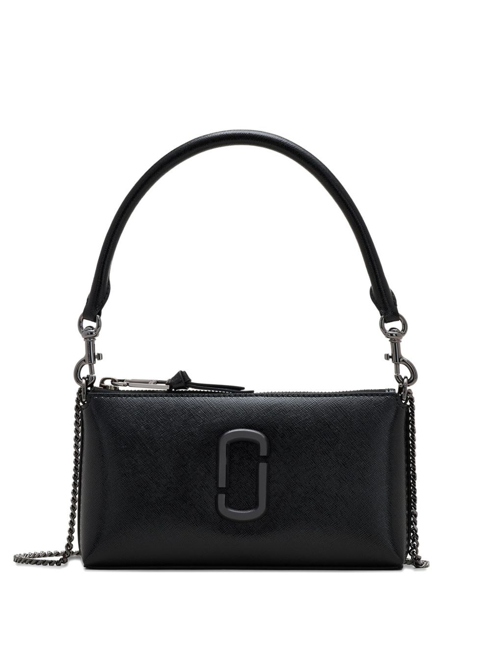 Marc Jacobs The Pochette Leather Shoulder Bag In Black