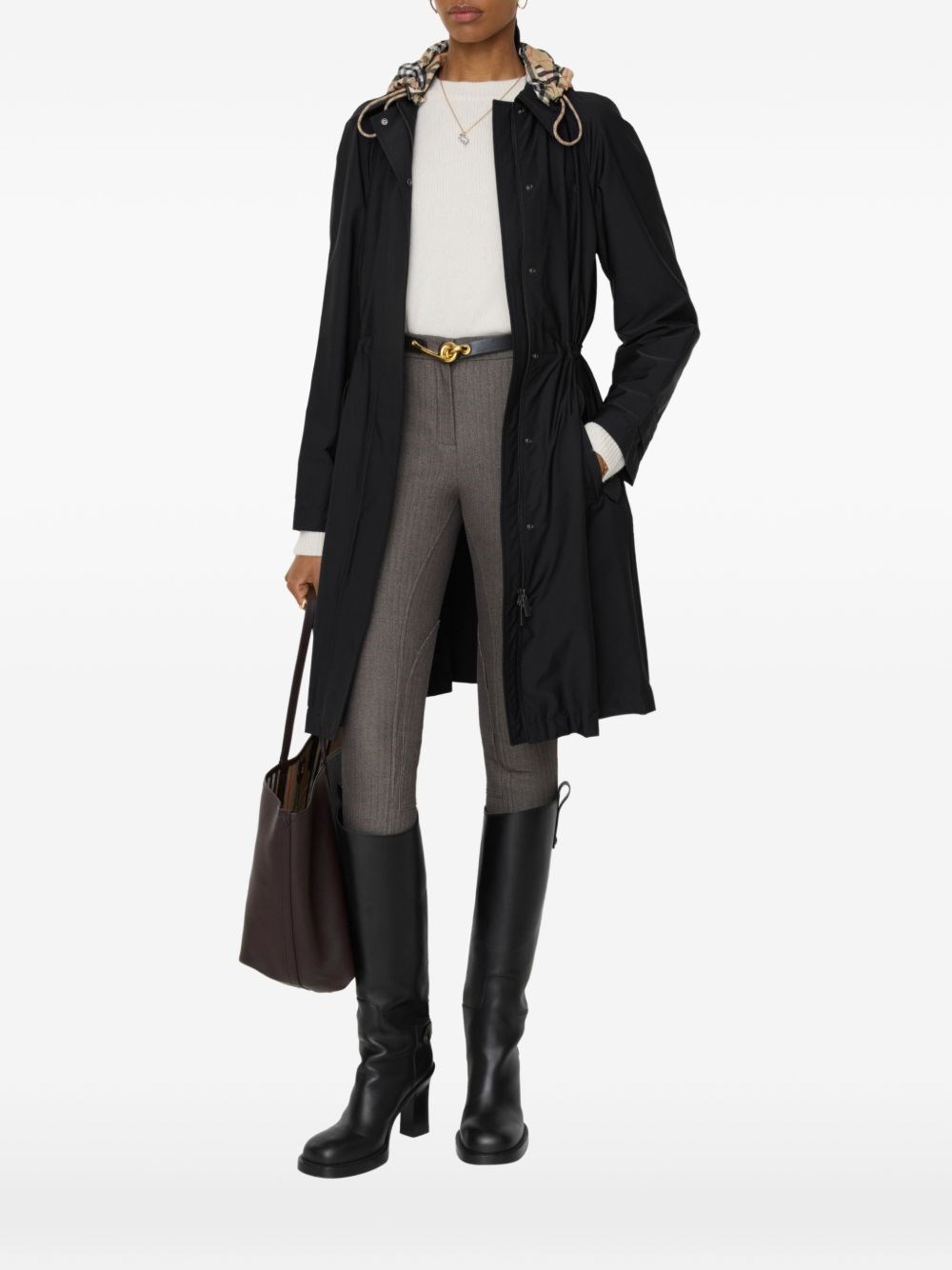 Burberry Nylon Parka Coat