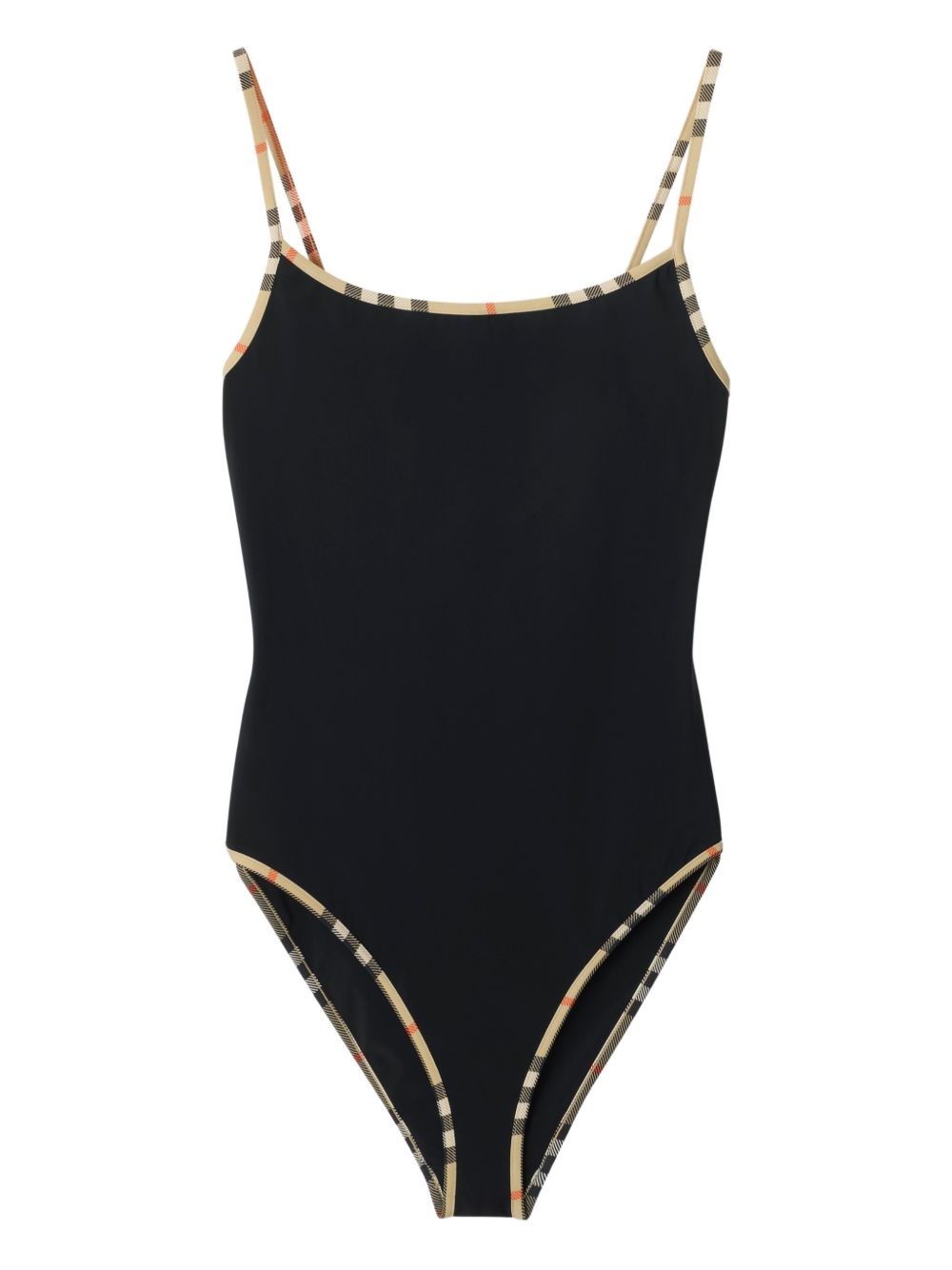 Burberry Check Detail Swimsuit