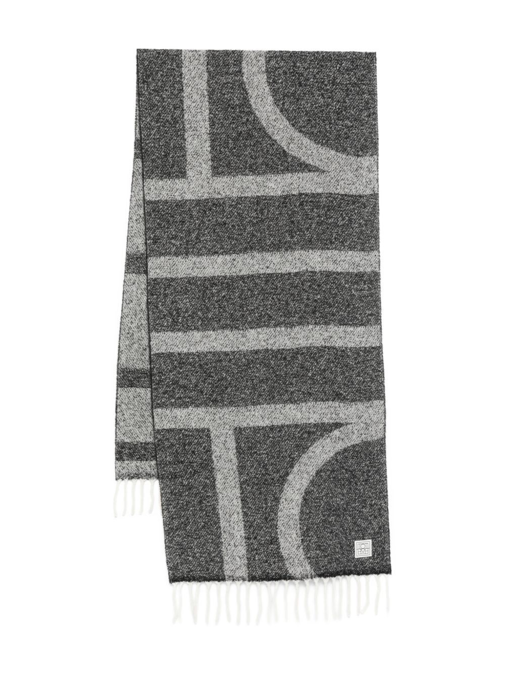 TOTEME Monogram Wool Scarf