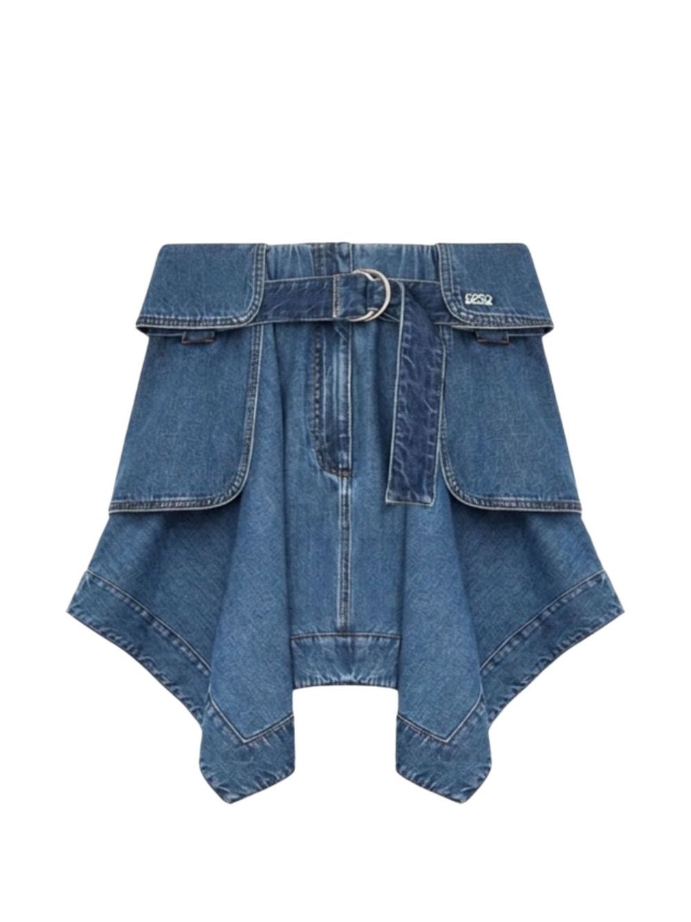 Loewe Denim Cargo Skirt