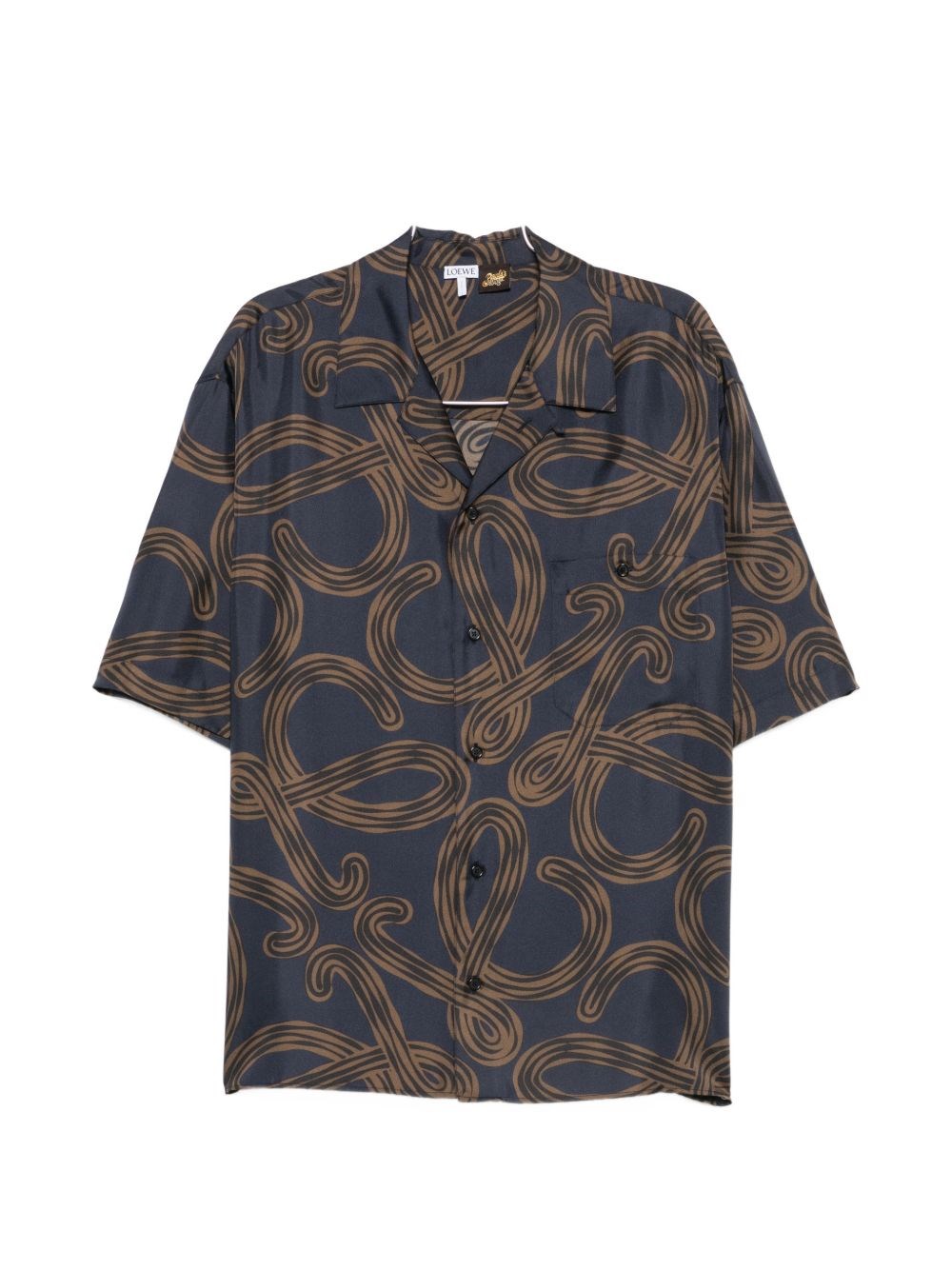 LOEWE PAULA'S IBIZA Camicia In Seta Stampata