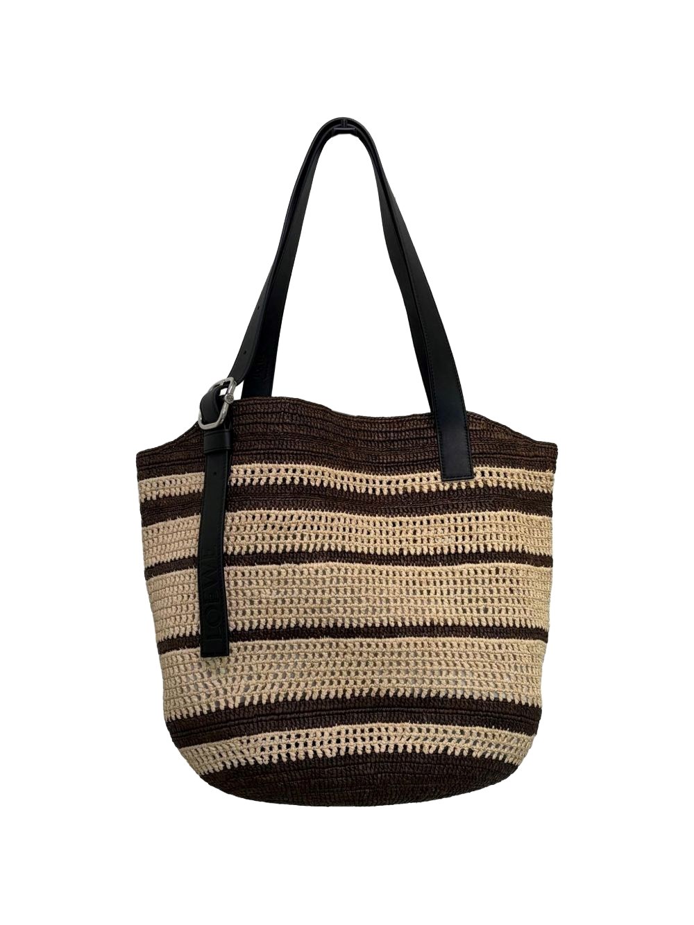 LOEWE PAULA'S IBIZA Loop Rafia Basket Bag