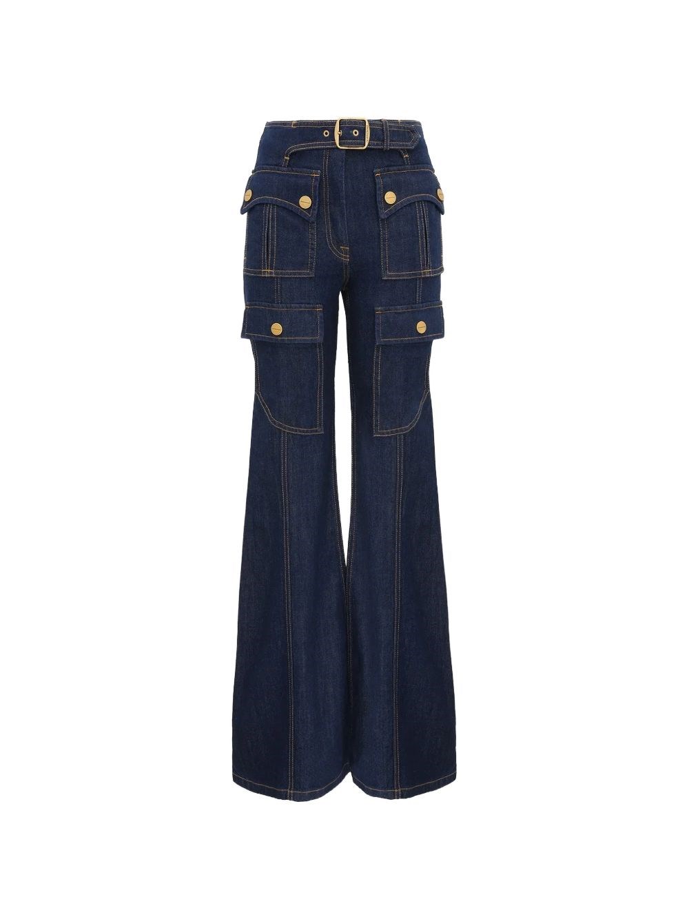 Zimmermann Luna Utility Denim Jeans