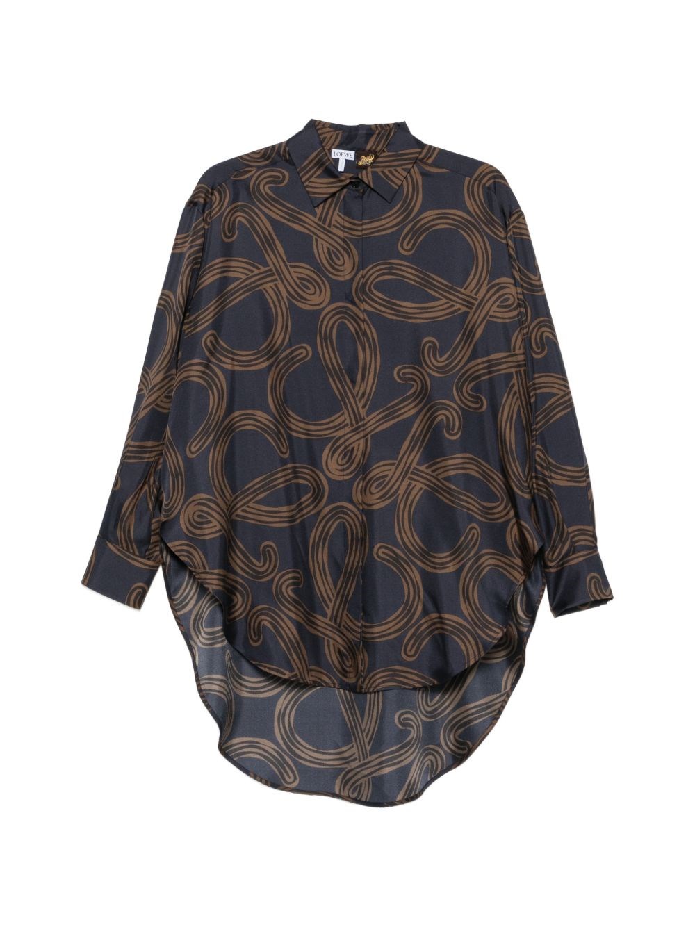 LOEWE PAULA'S IBIZA Camicia In Seta Stampata