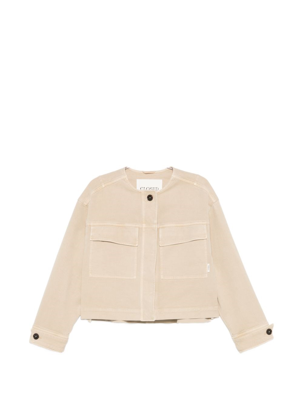 Closed Cropped Utility Jacket