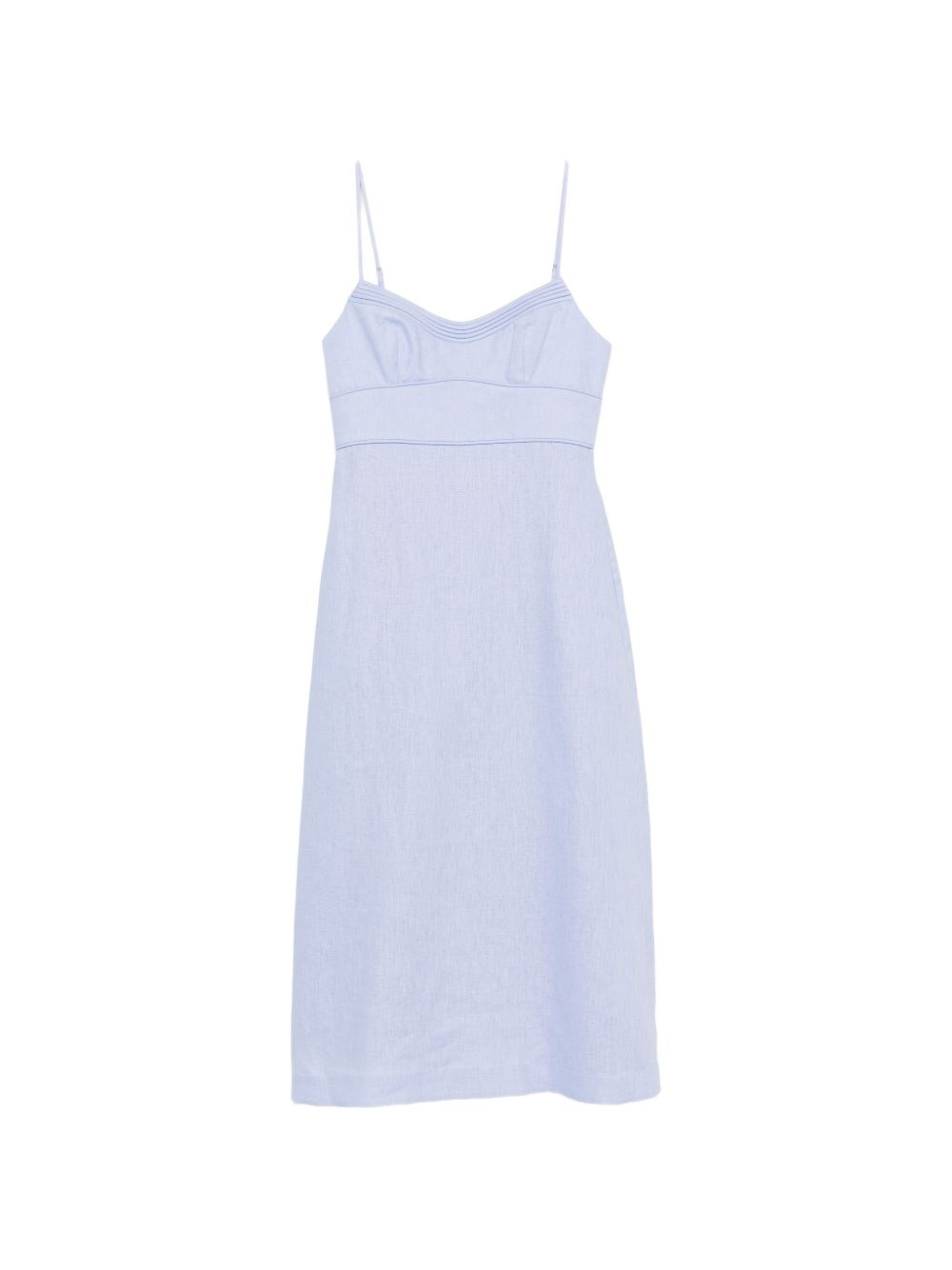 Zimmermann Luna Midi Dress In Blue