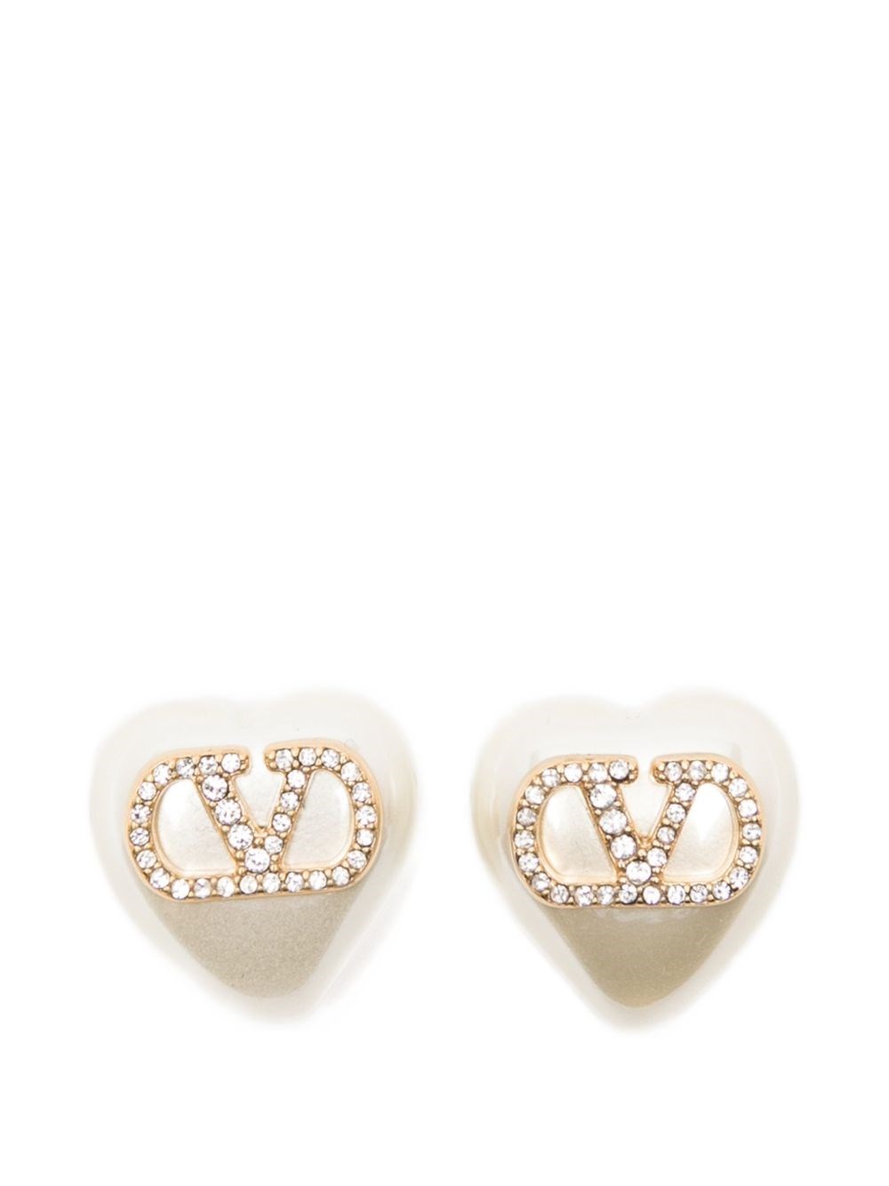 Valentino Garavani Vlogo Signature Pearl Earrings