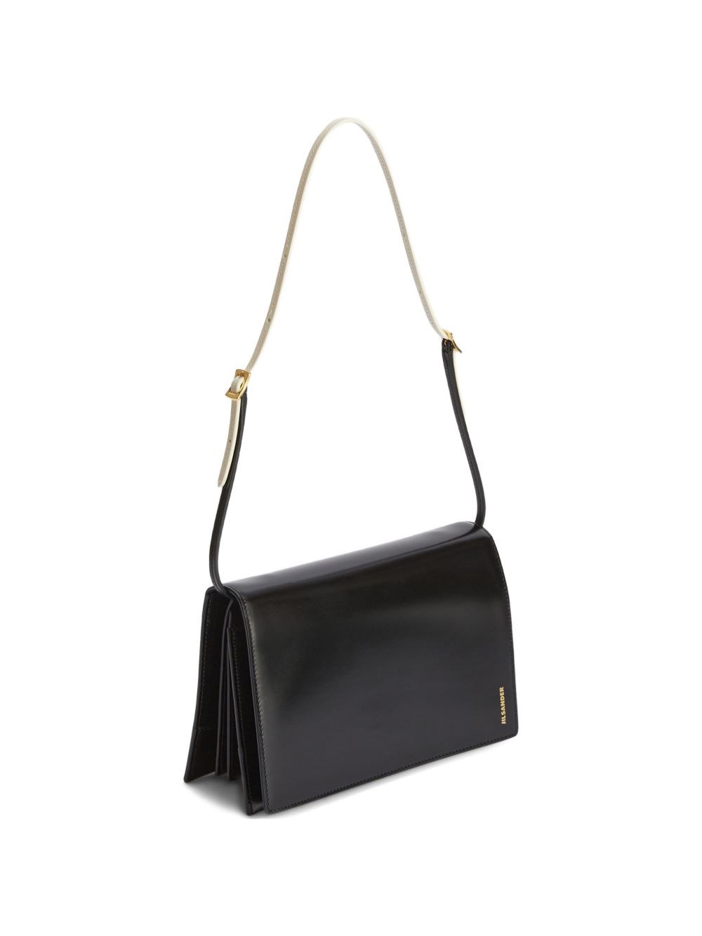 Jil Sander File Small Leather Crossbody Bag