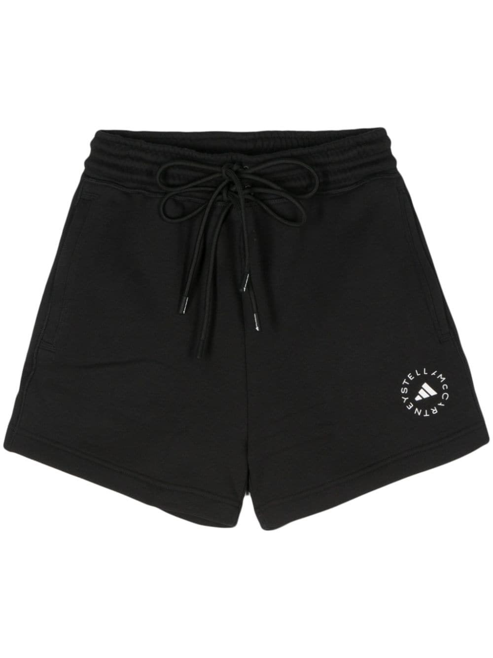 Adidas By Stella McCartney Logo Cotton Shorts