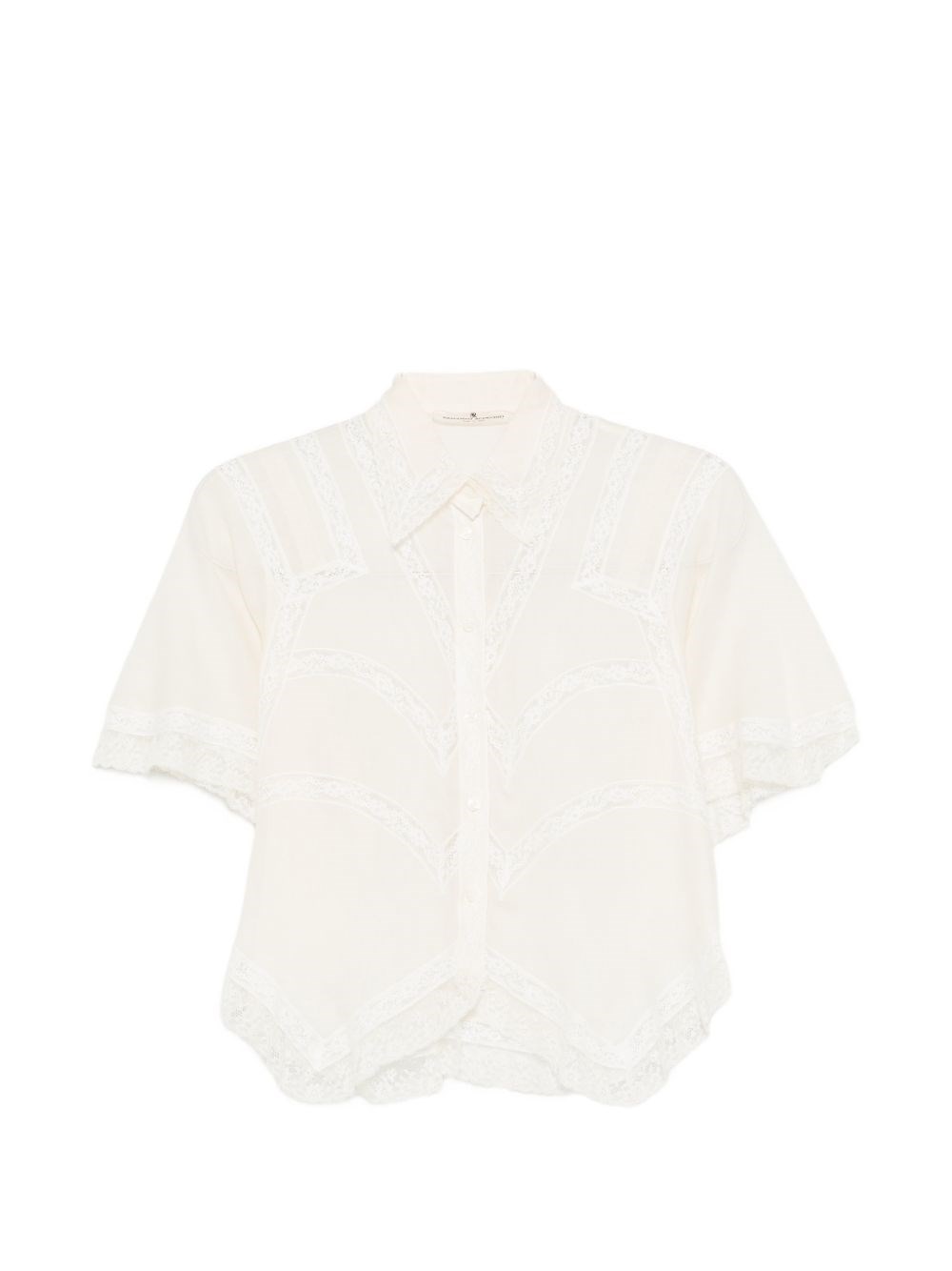 Ermanno Scervino Embroidered Cotton Shirt