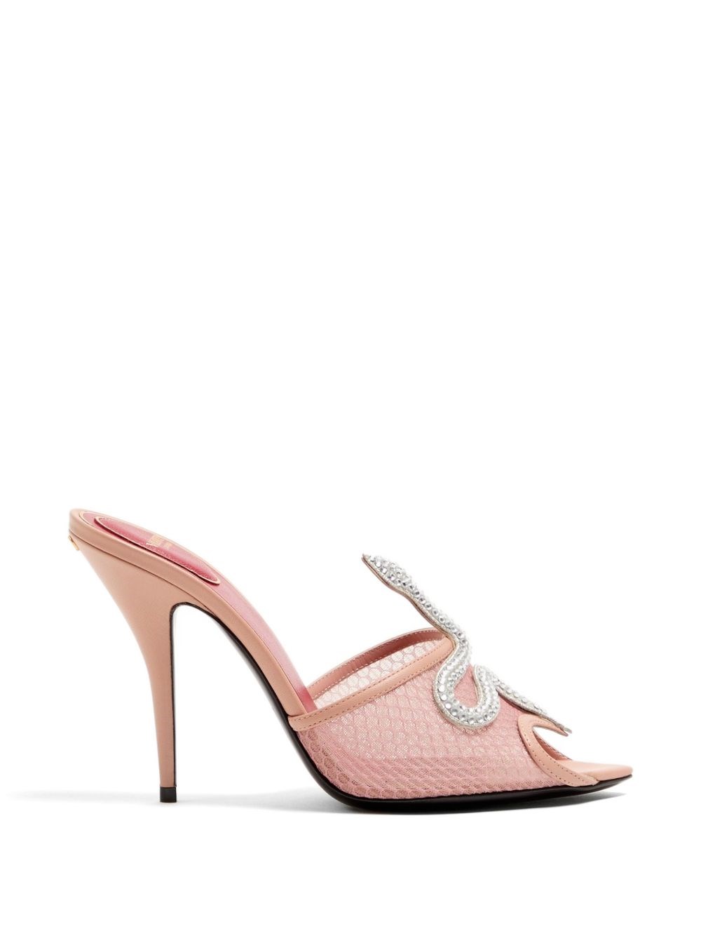 Valentino Garavani Coeur Vip�re Leather Mules