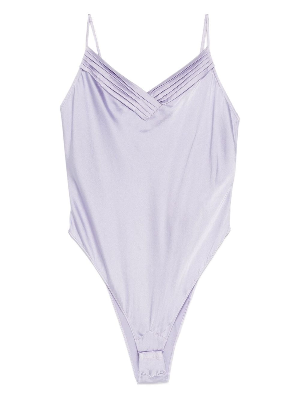 Forte Forte Silk Satin Bodysuit