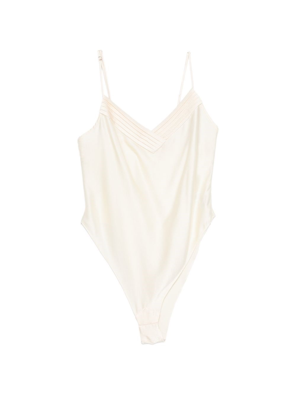 Forte Forte Silk Satin Bodysuit