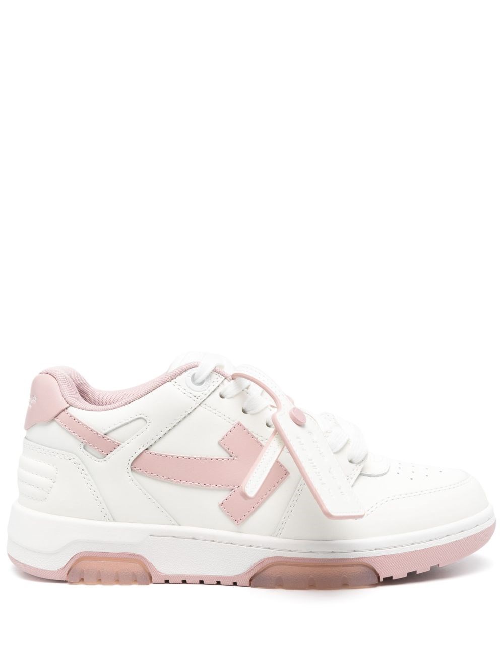 Off White Out Of Office Leather Sneakers