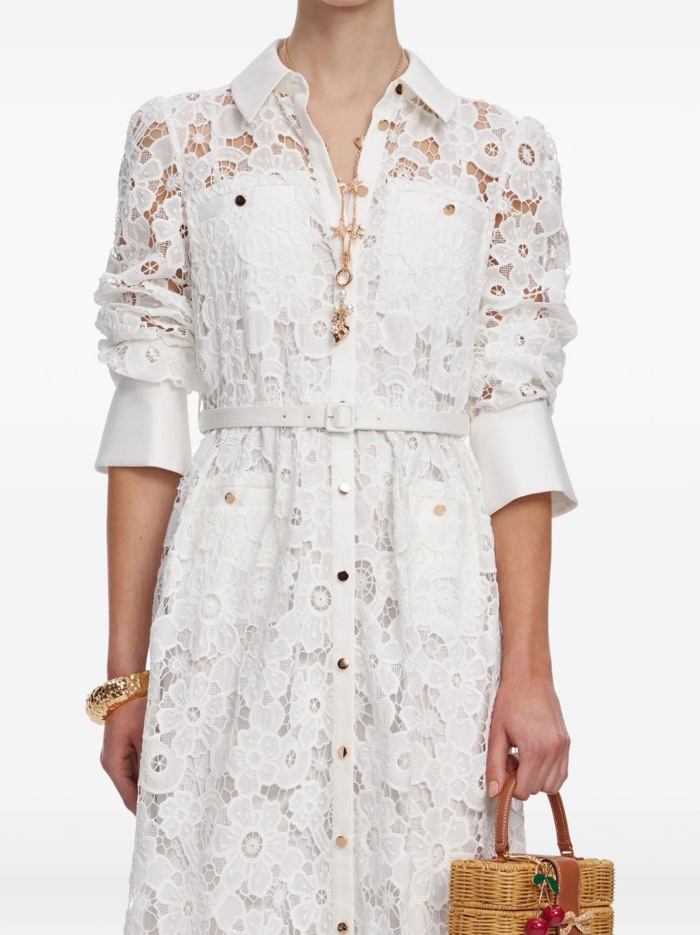 SELF PORTRAIT Lace Long Dress