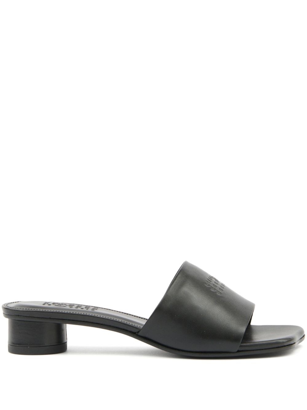 MM6 Maison Margiela Leather Slides