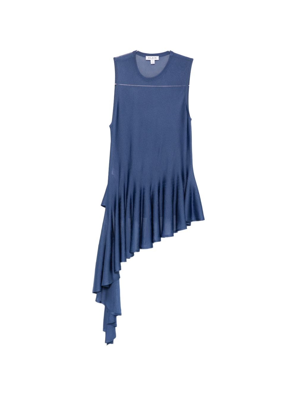 Alaïa Denim Asymmetric Top