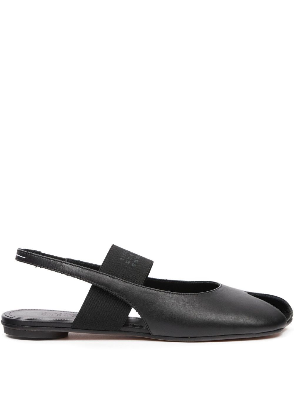 MM6 Maison Margiela Leather Slingback Ballets