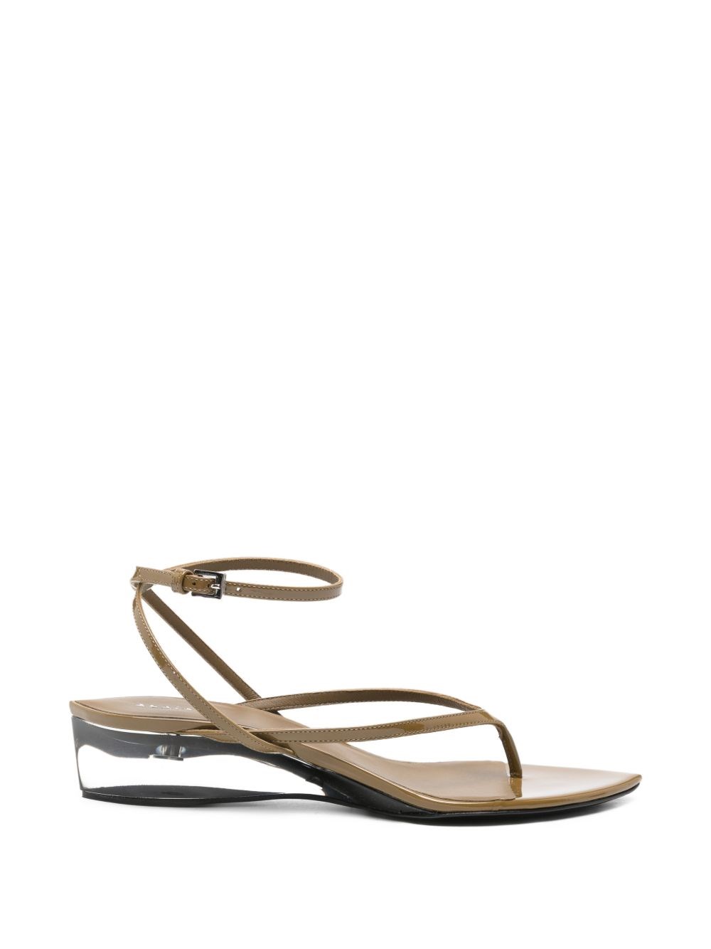 Ala�a Leather Thong Sandals