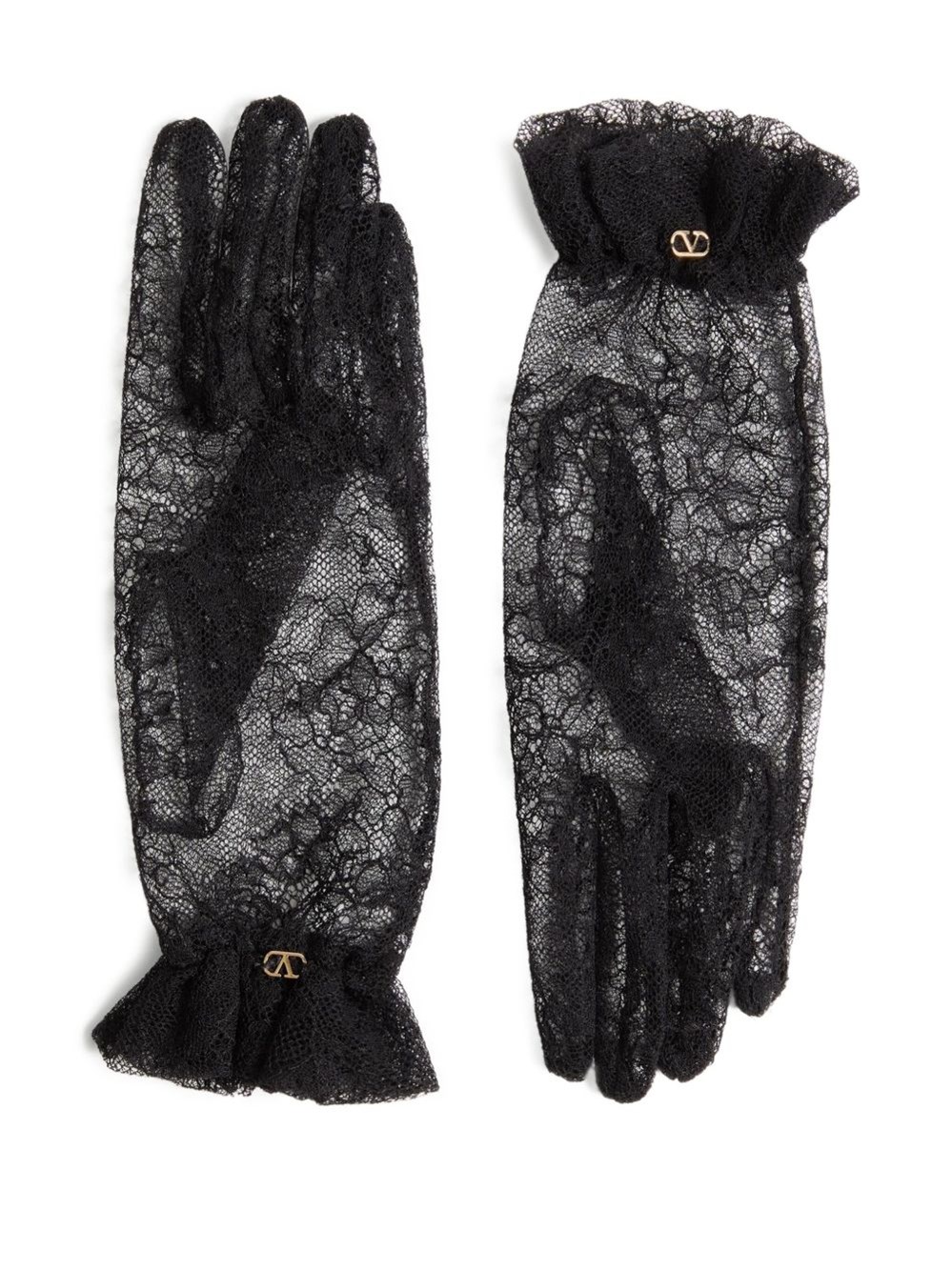VALENTINO Valentino Garavani Vlogo Lace Gloves　ヴァレンティノ ガラヴァーニ ロール レース グローブ