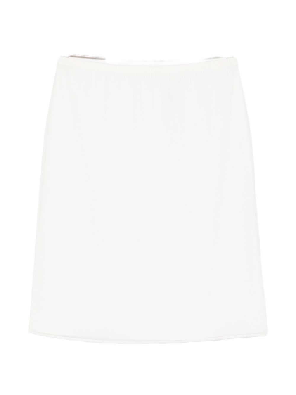 The Row Ivera Midi Skirt In White