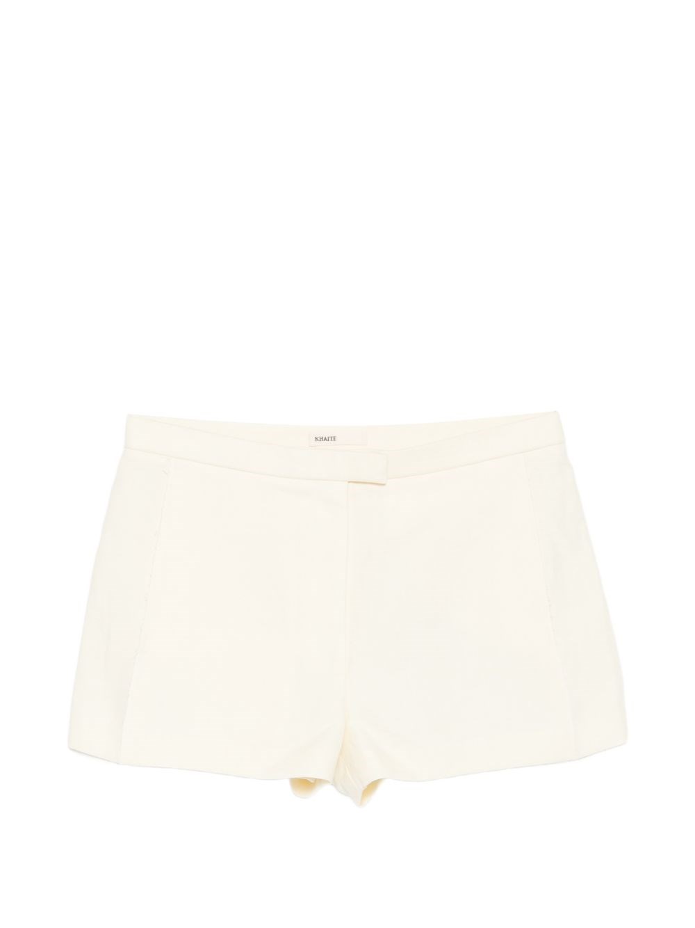 KHAITE Lane Linen Shorts