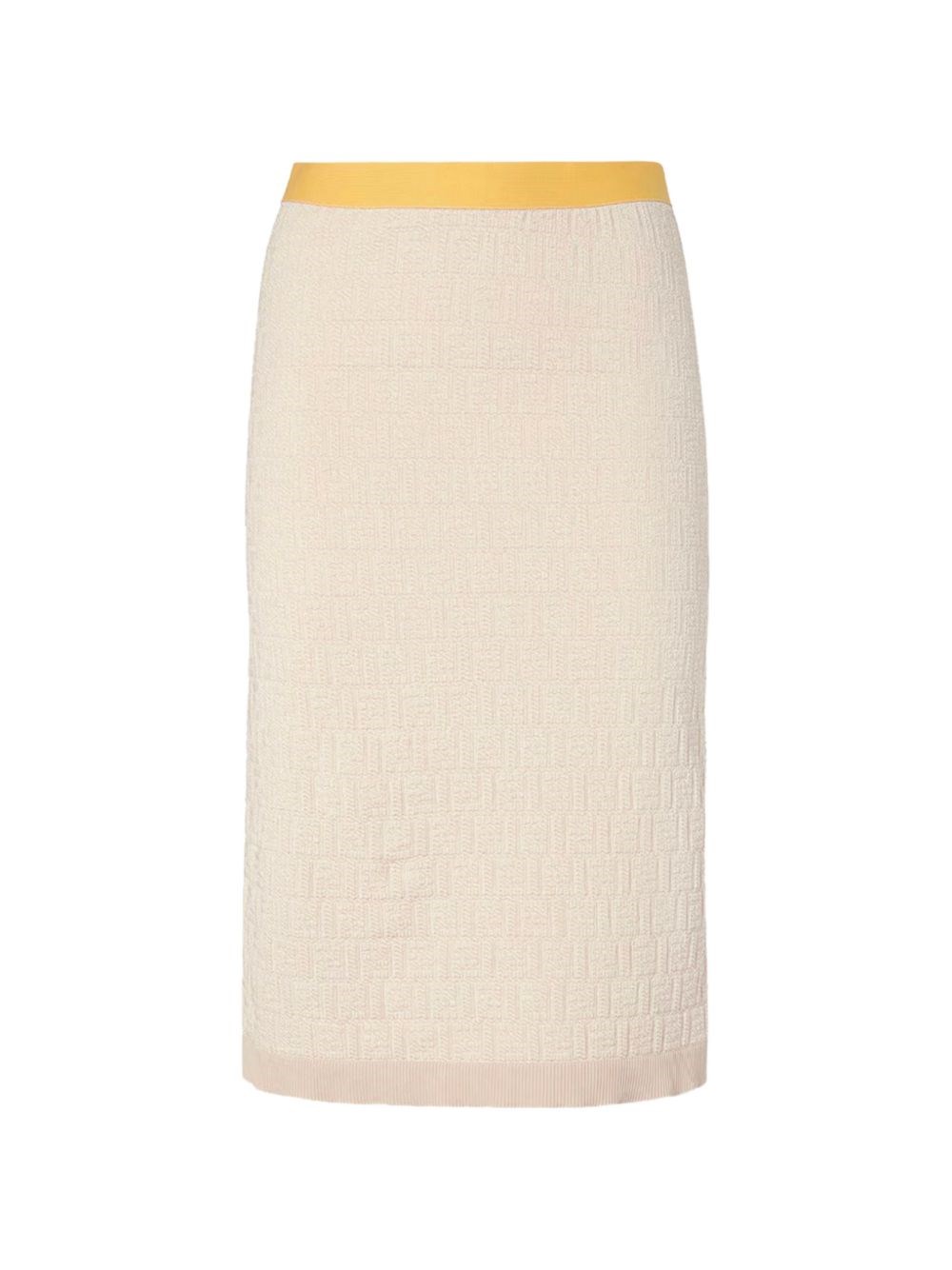 Cotton And Silk Blend Skirt