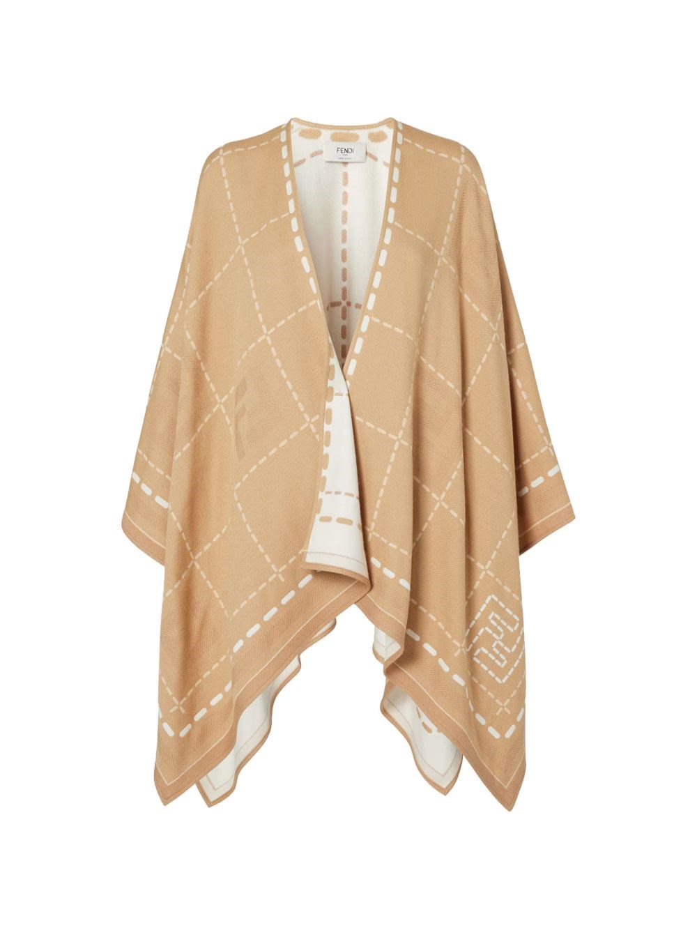 Fendi Wool Poncho