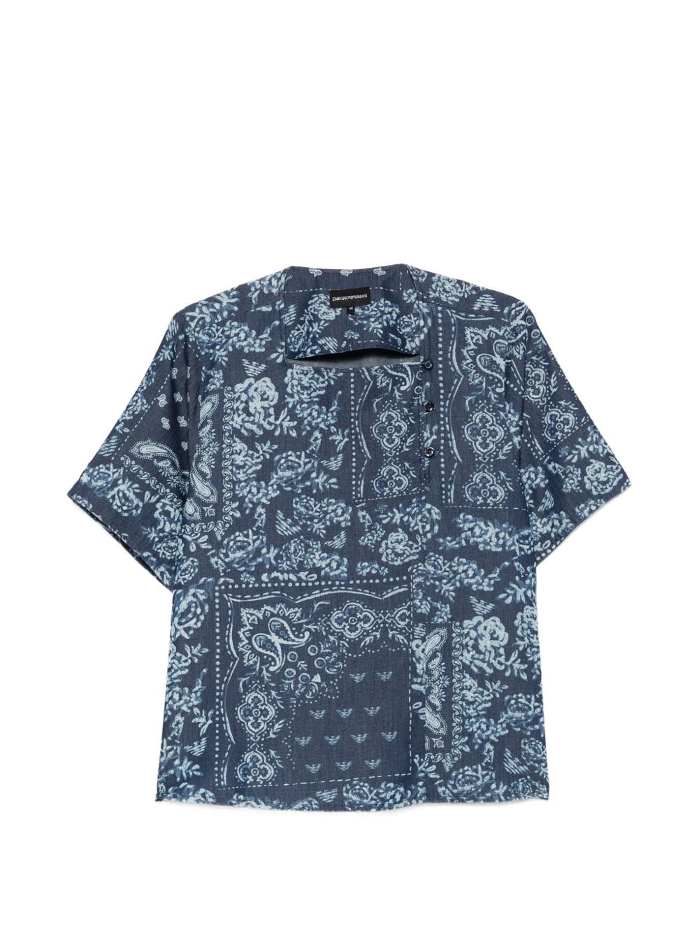Emporio Armani Printed Cotton T-Shirt