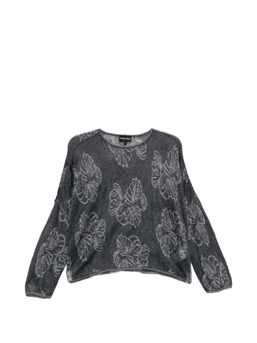 Emporio Armani Embroidered Crewneck Sweater