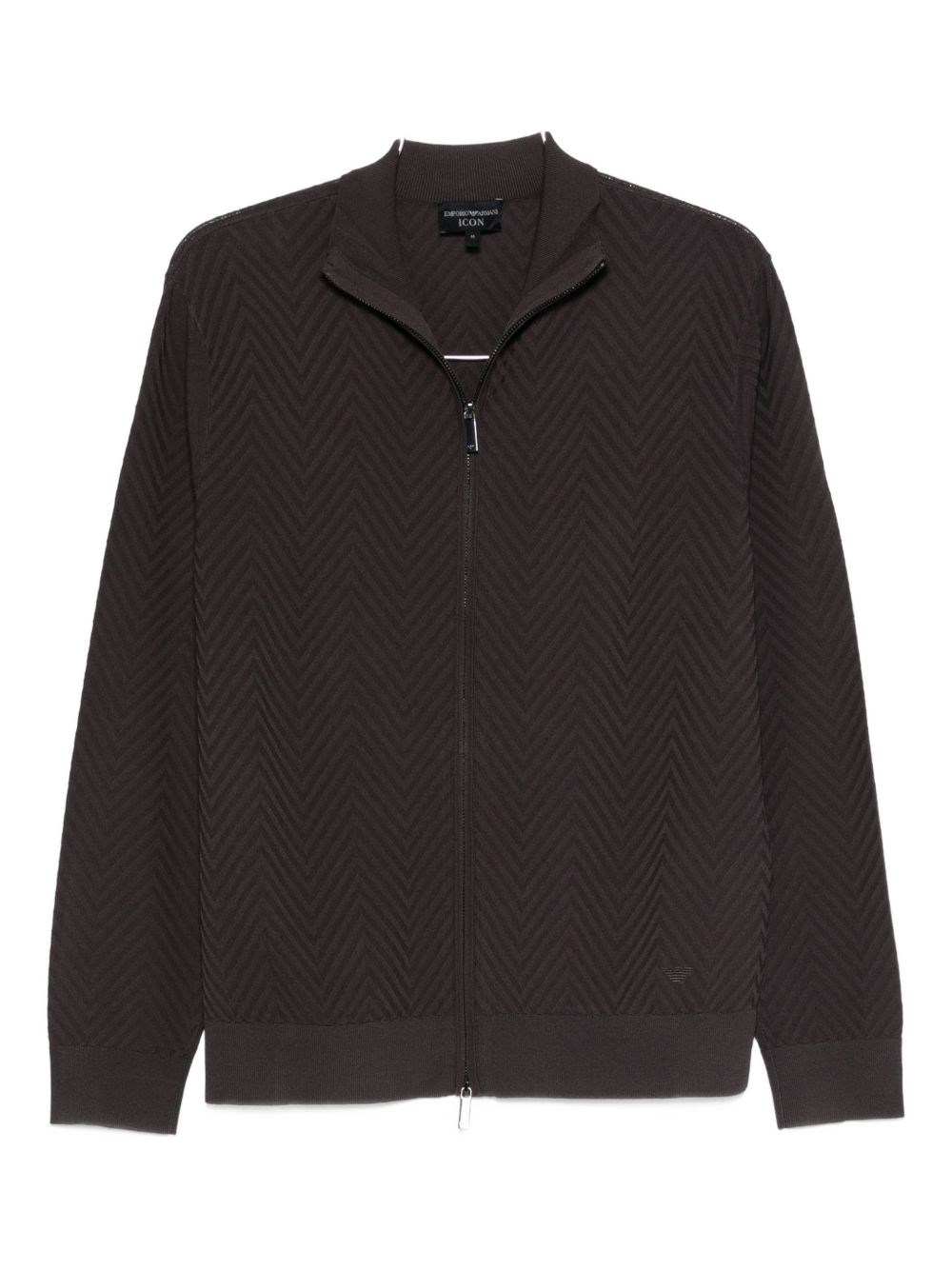 Emporio Armani Chevron Cardigan