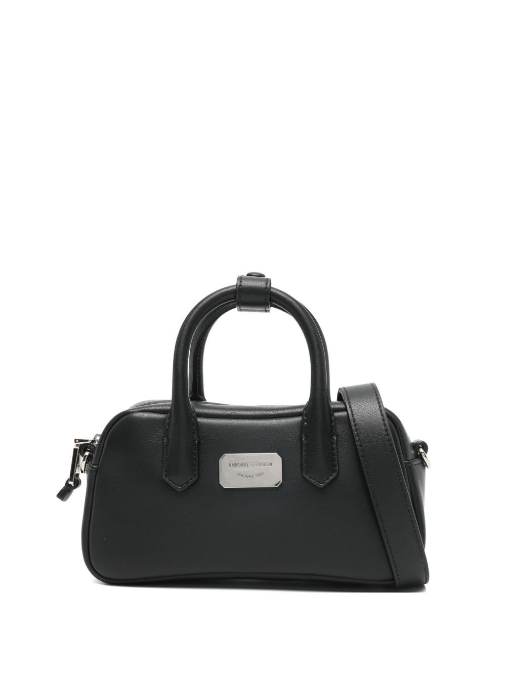 Emporio Armani Small Leather Bowling Bag