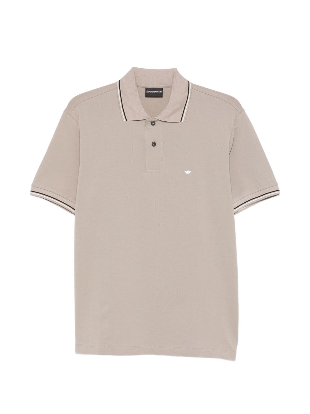 Emporio Armani La Polo Con Logo In Cotone