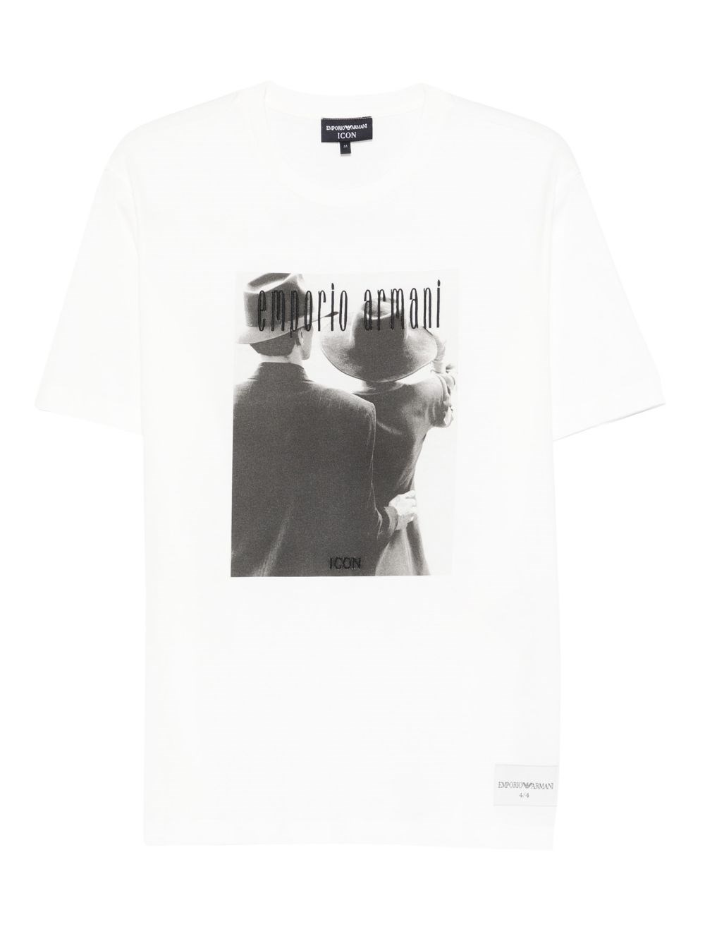 Emporio Armani Printed Cotton T-Shirt