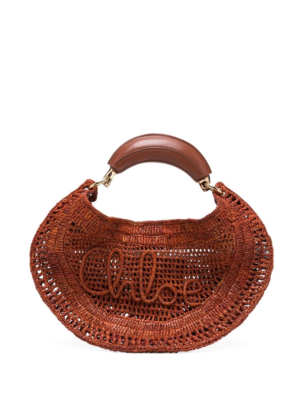 Chlo� Summer Banana Rafia Hobo Bag