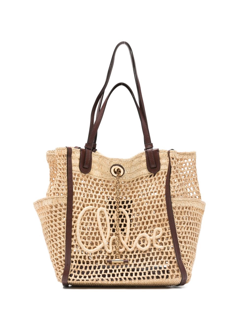 Chloé Chloé Iconic Rafia Tote Bag