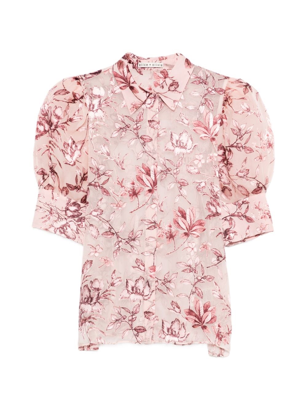 ALICE+OLIVIA Printed Scrunched Top