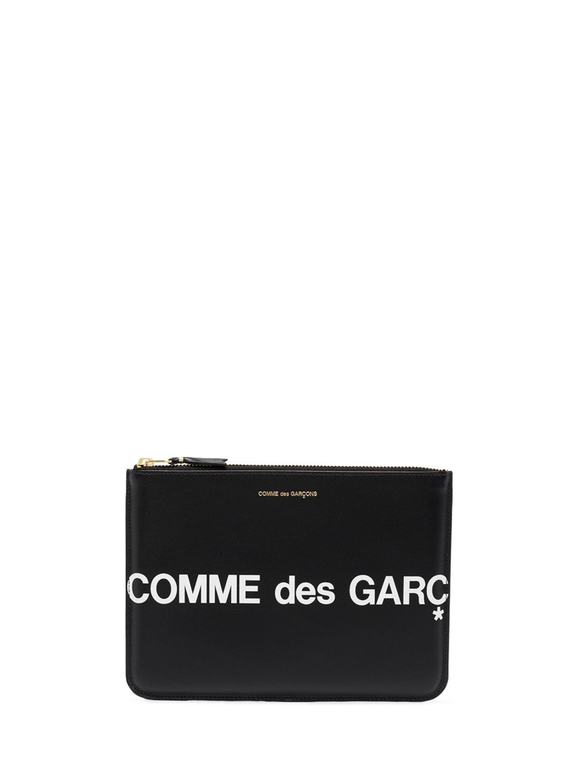 COMME DES GAR�ONS Logo Leather Pouch