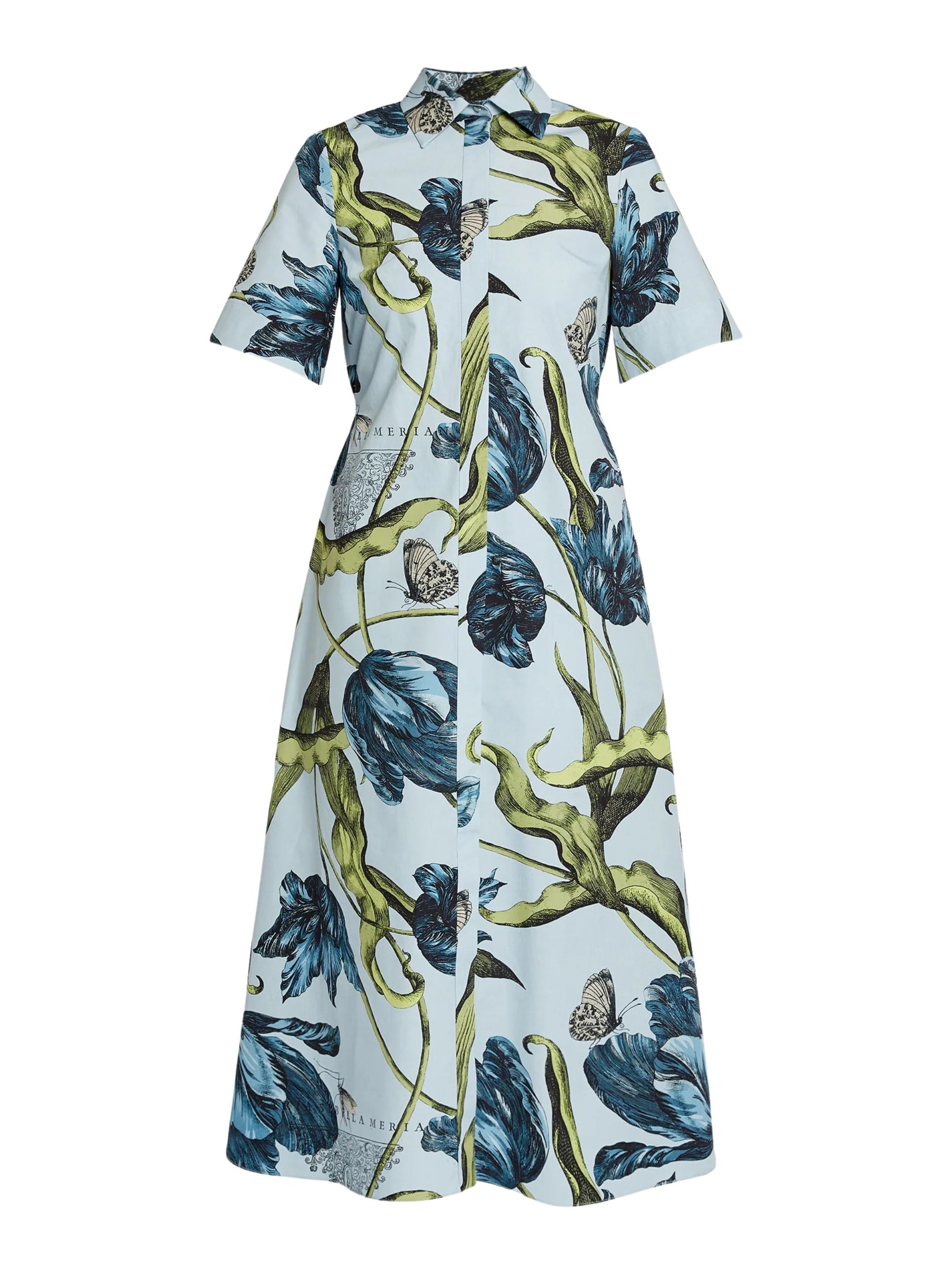 Erdem Floral Print Shirt Dress