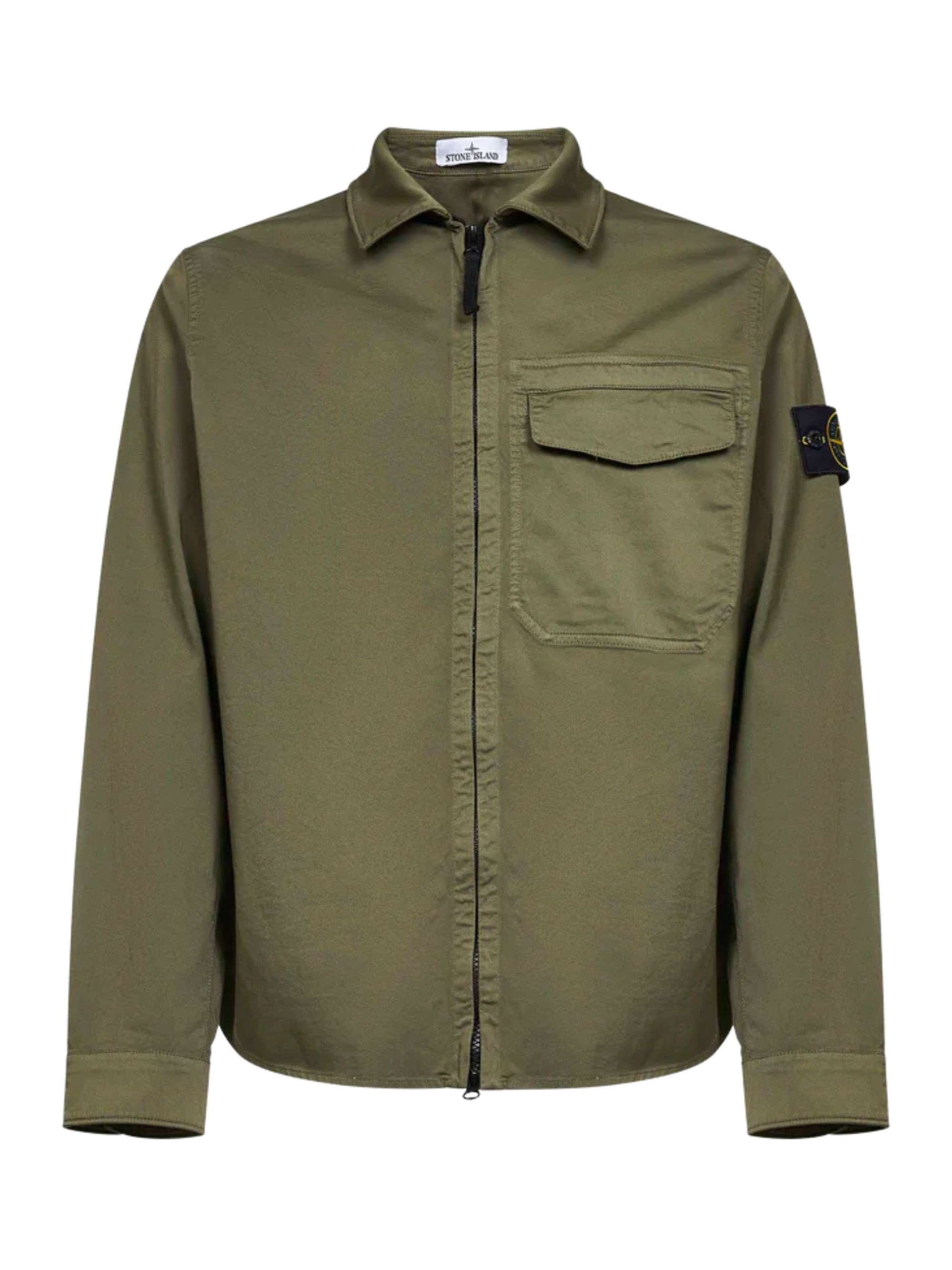 Stone Island Zip-Up Overshirt