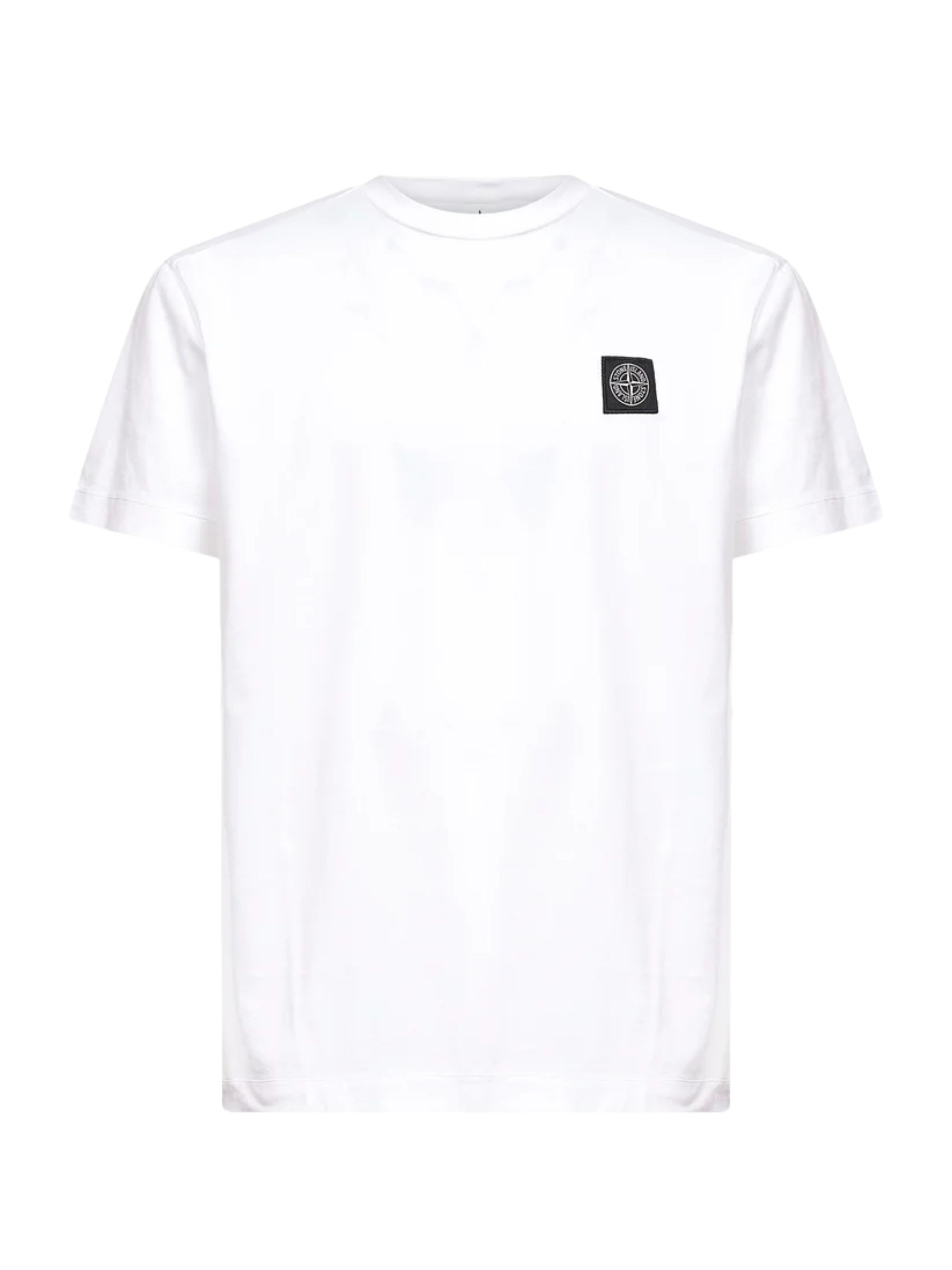 Stone Island Logo Cotton T-Shirt